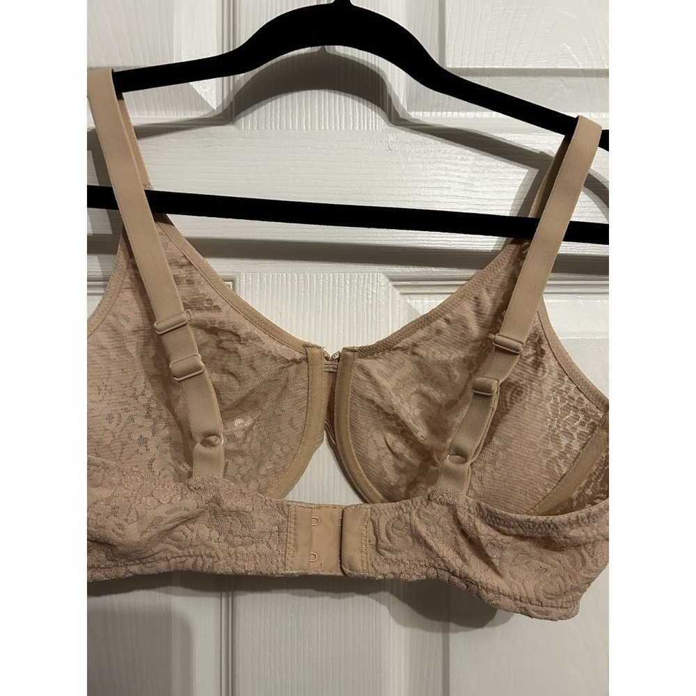 Wacoal Bra 38D Halo Lace Under Wire Unlined Full Coverage lingerie Style 851205 - Picture 8 of 15